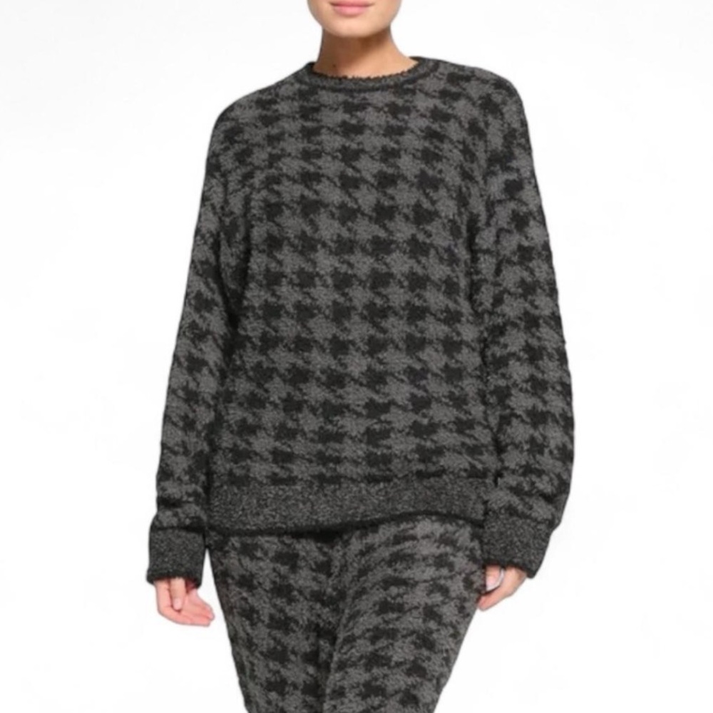 Skims “Onyx Houndstooth” Pullover - image 3